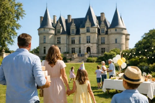 chateau pour anniversaire en famille