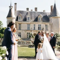 Exemple mariage familial dans un château